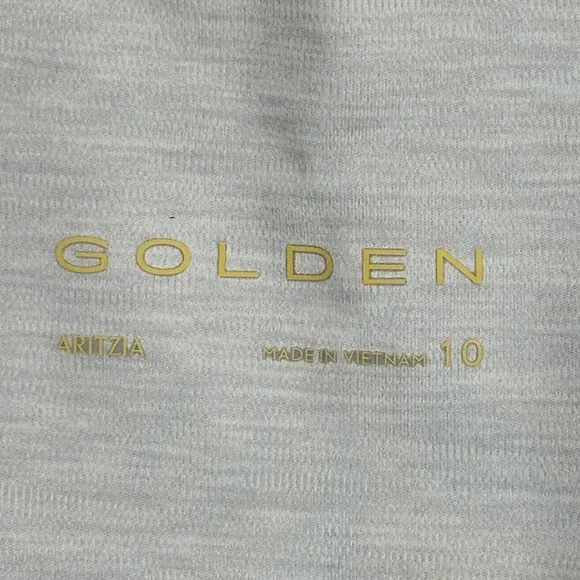 ARITZIA BUTTER Cheeky Hi-Rise Legging EUC Heather Chrome Gray Sz 10 - Picture 6 of 9